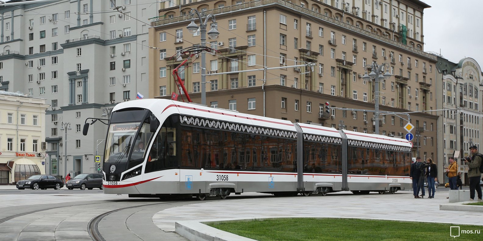 Трамваи в москве фото современные